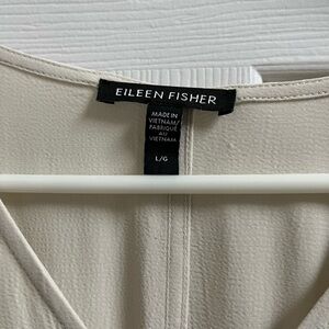 Eileen Fisher Elegant Cream Dress